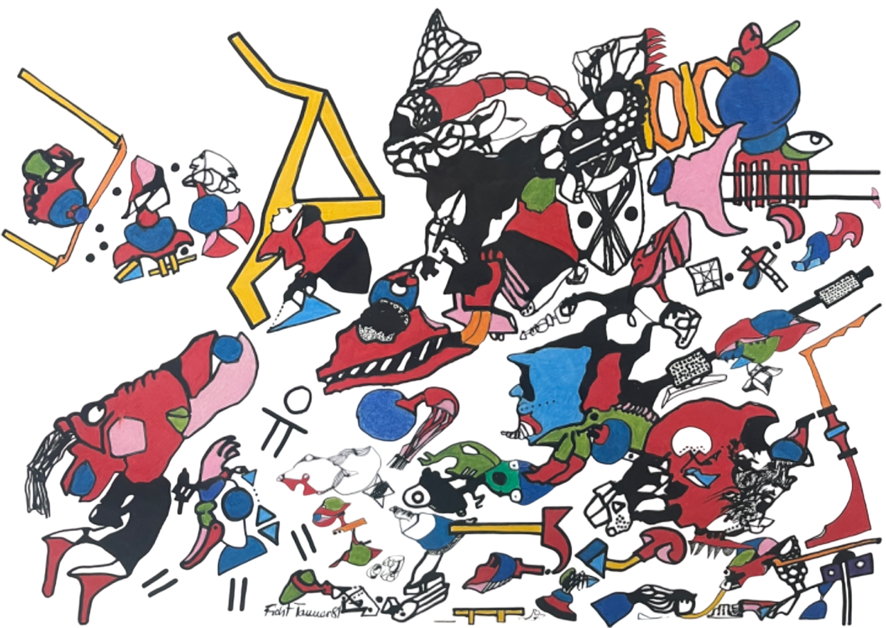 Untitled, drawing, 1981, 27,50 × 37,50 cm (Private collection)