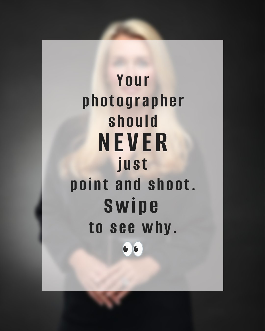 Sometimes all it takes is one small adjustment.

Her hands. Her smile. That is it.

But that tiny change is the difference between a photo that looks okay and a photo that shows your power, your confidence, and exactly who you are.

This is what I do