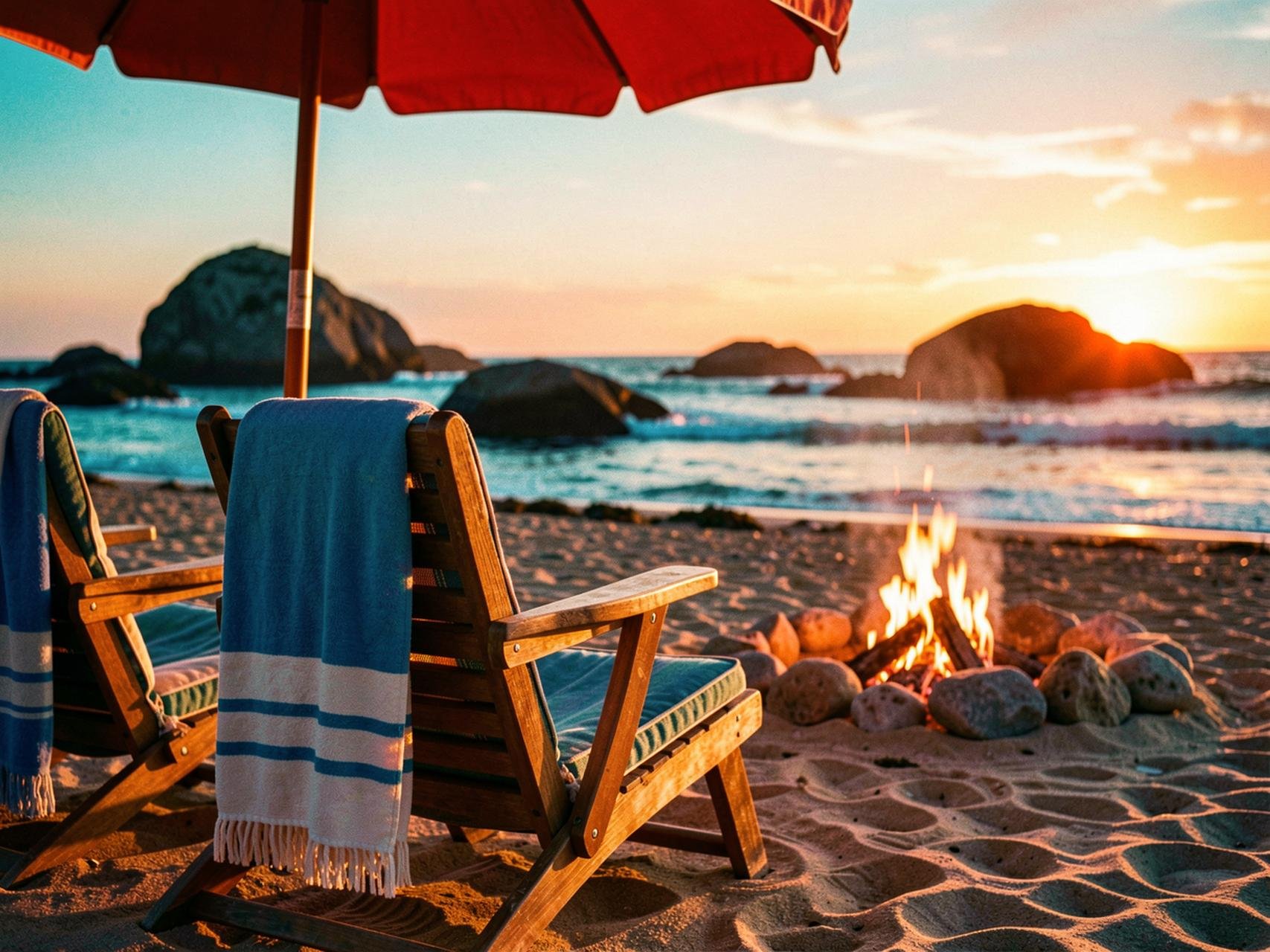 Ein Tag am Strand