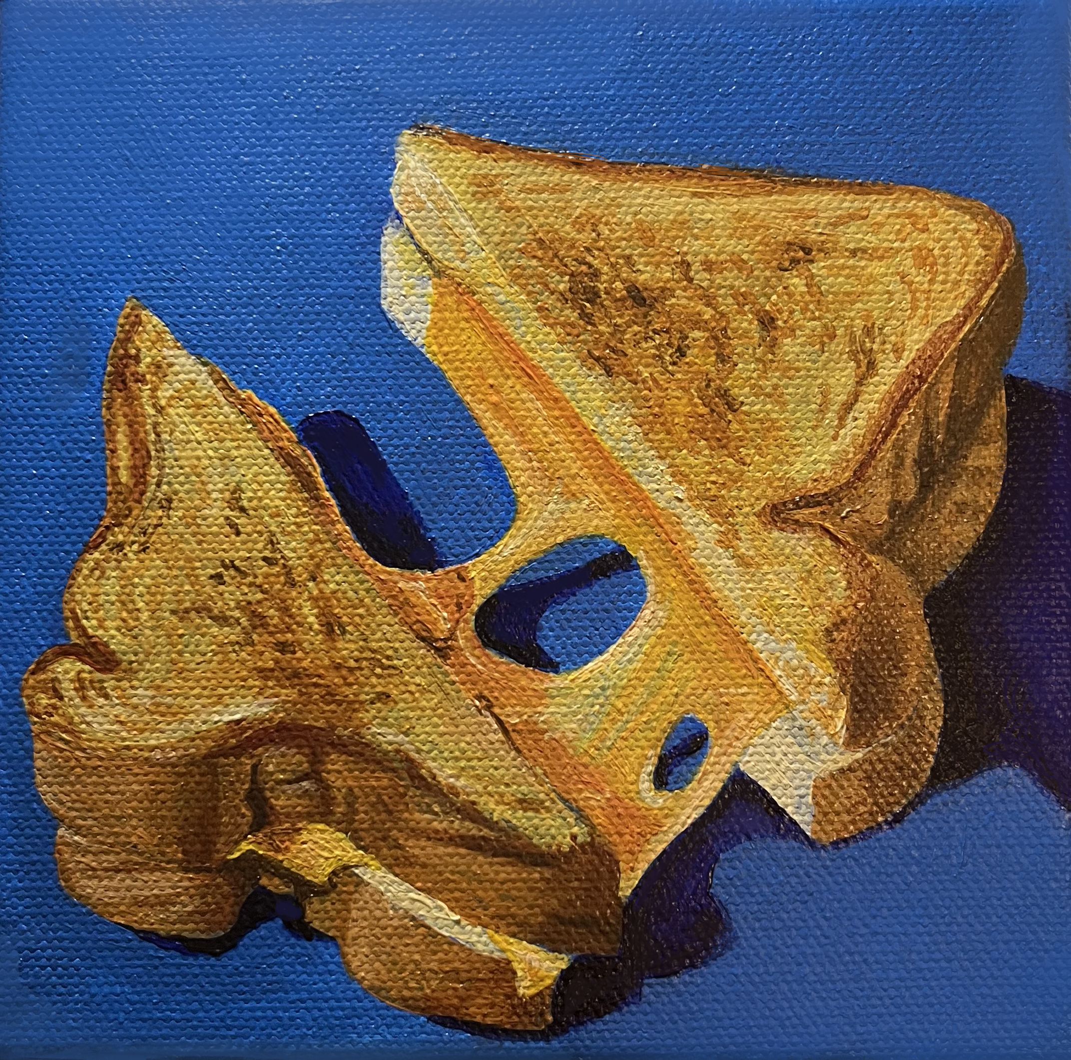 "Grilled Cheeeeeze" - Acrylic on Stretch Canvas
