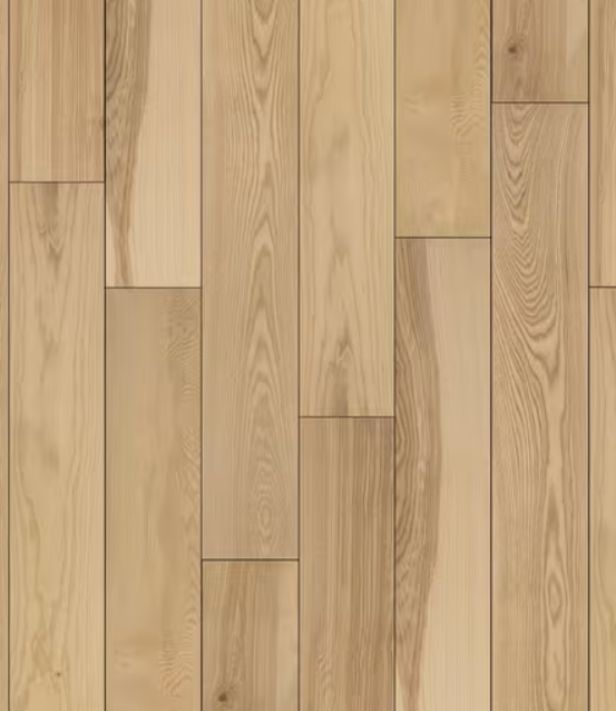 Close-up of a wooden hardwood floor with natural wood grain patterns.