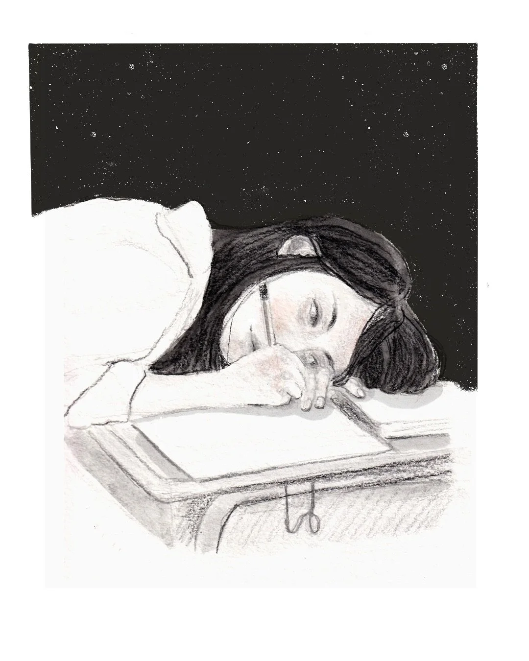 ✨Dernier mot, dernière page d’octobre… 
Inktober / J 29 ~ Leçon : un mot simple pour clôturer un mois dense et inspirant.
Chaque dessin est une leçon … Je ne pensais pas en apprendre autant avec le noi