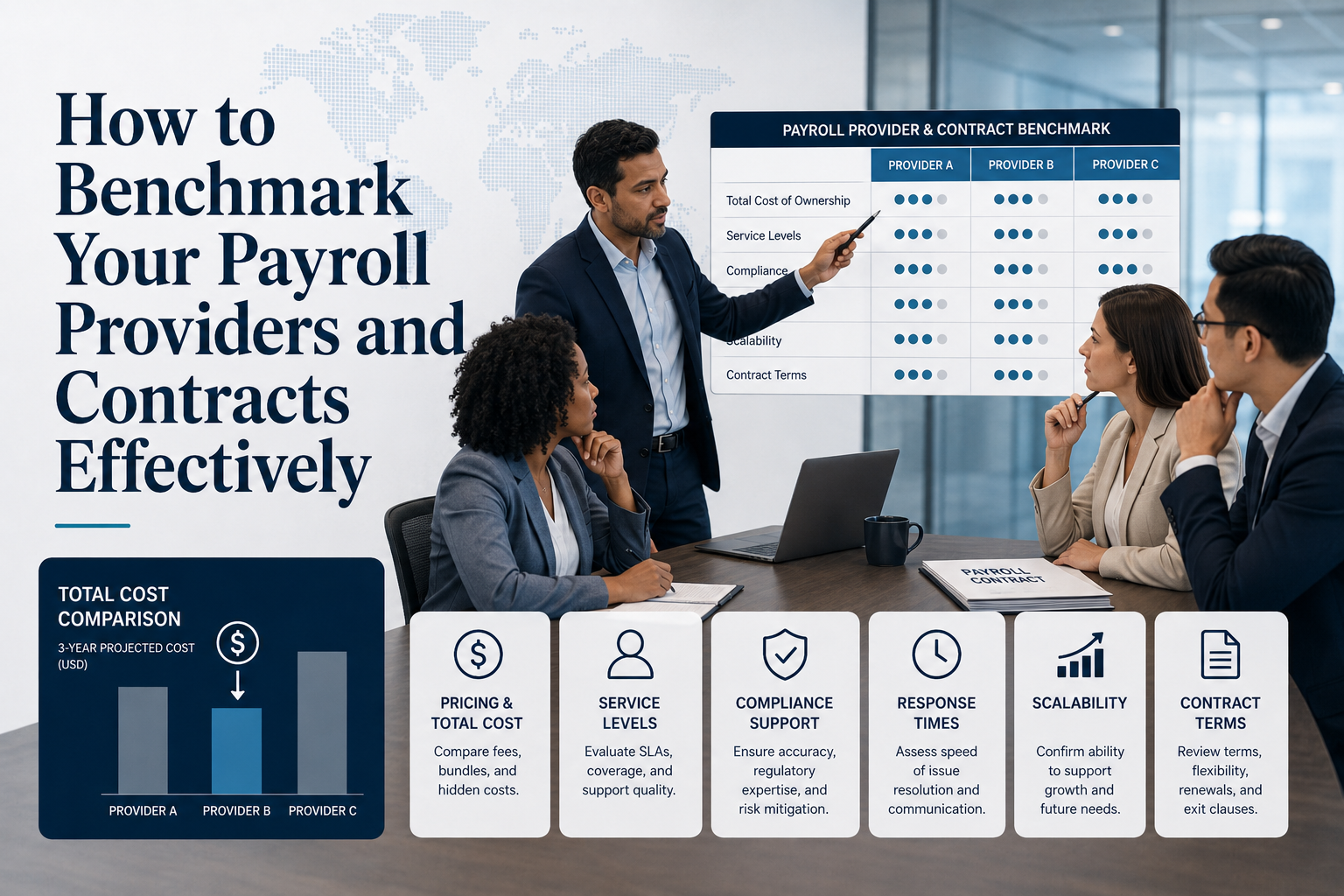 How to Benchmark Your Payroll Providers and Contracts Effectively