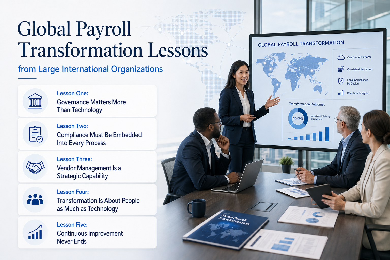 Global Payroll Transformation Lessons from Large International Organizations