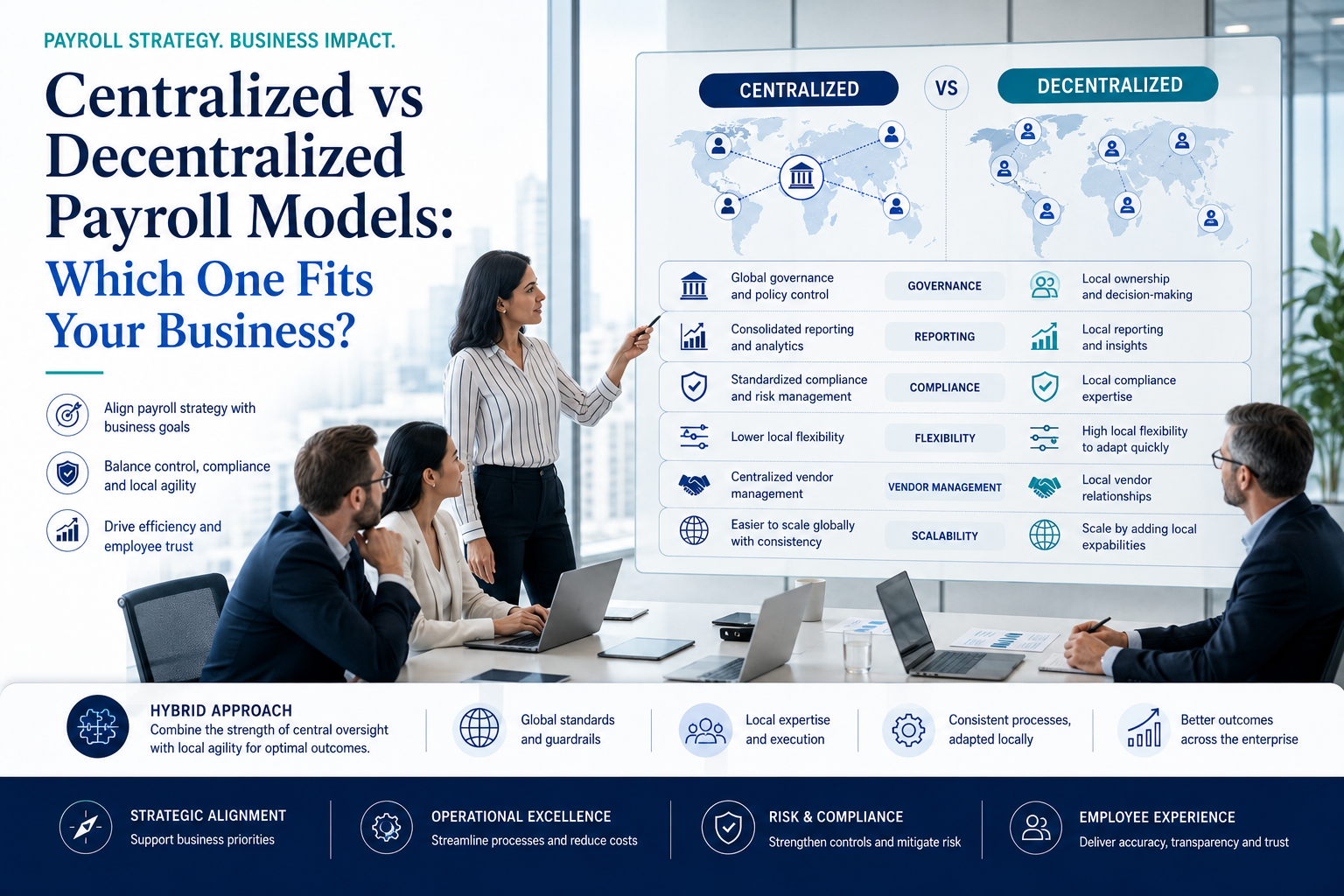 Centralized vs Decentralized Payroll Models: Which One Fits Your Business?