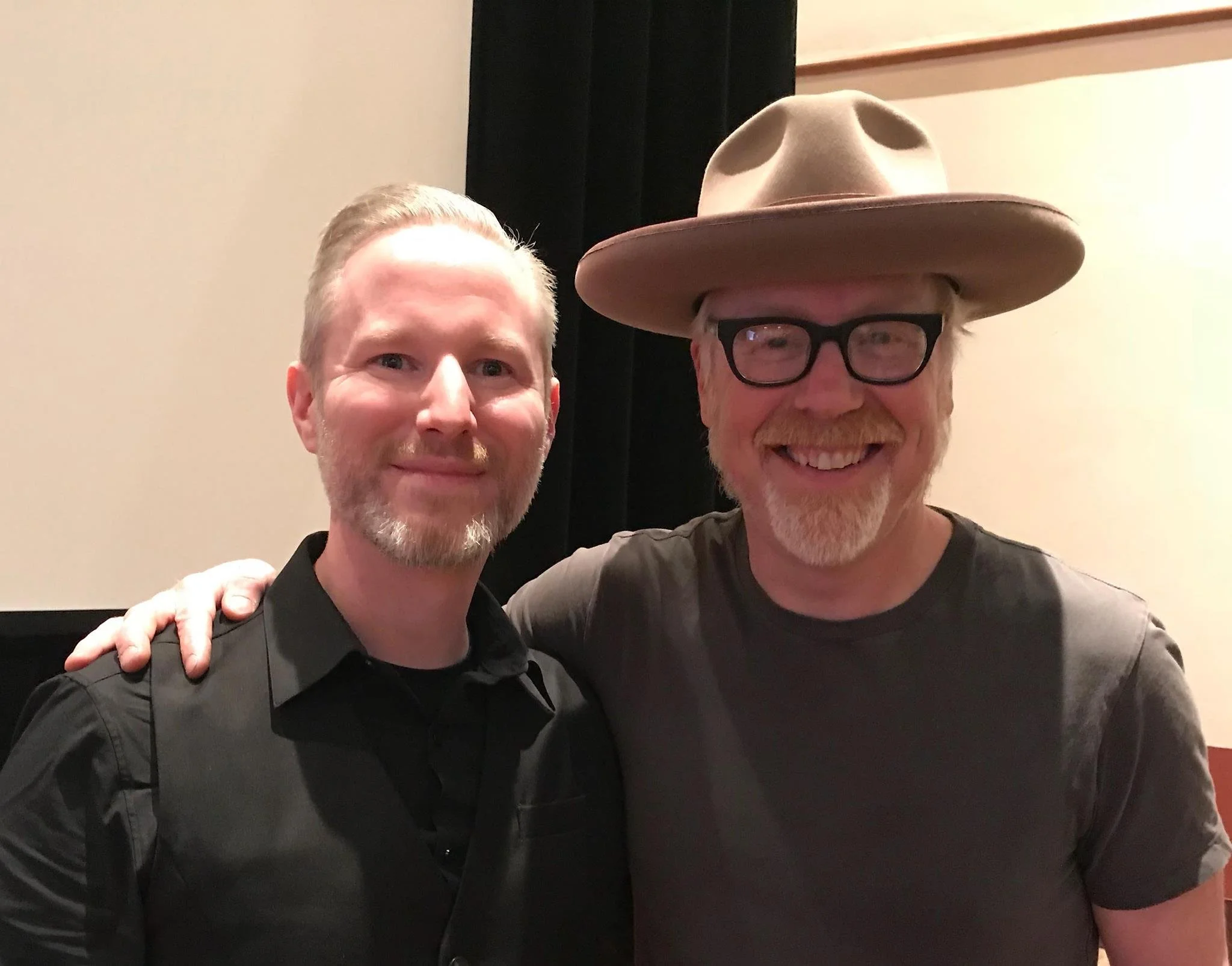 Tome Wilson with Adam Savage