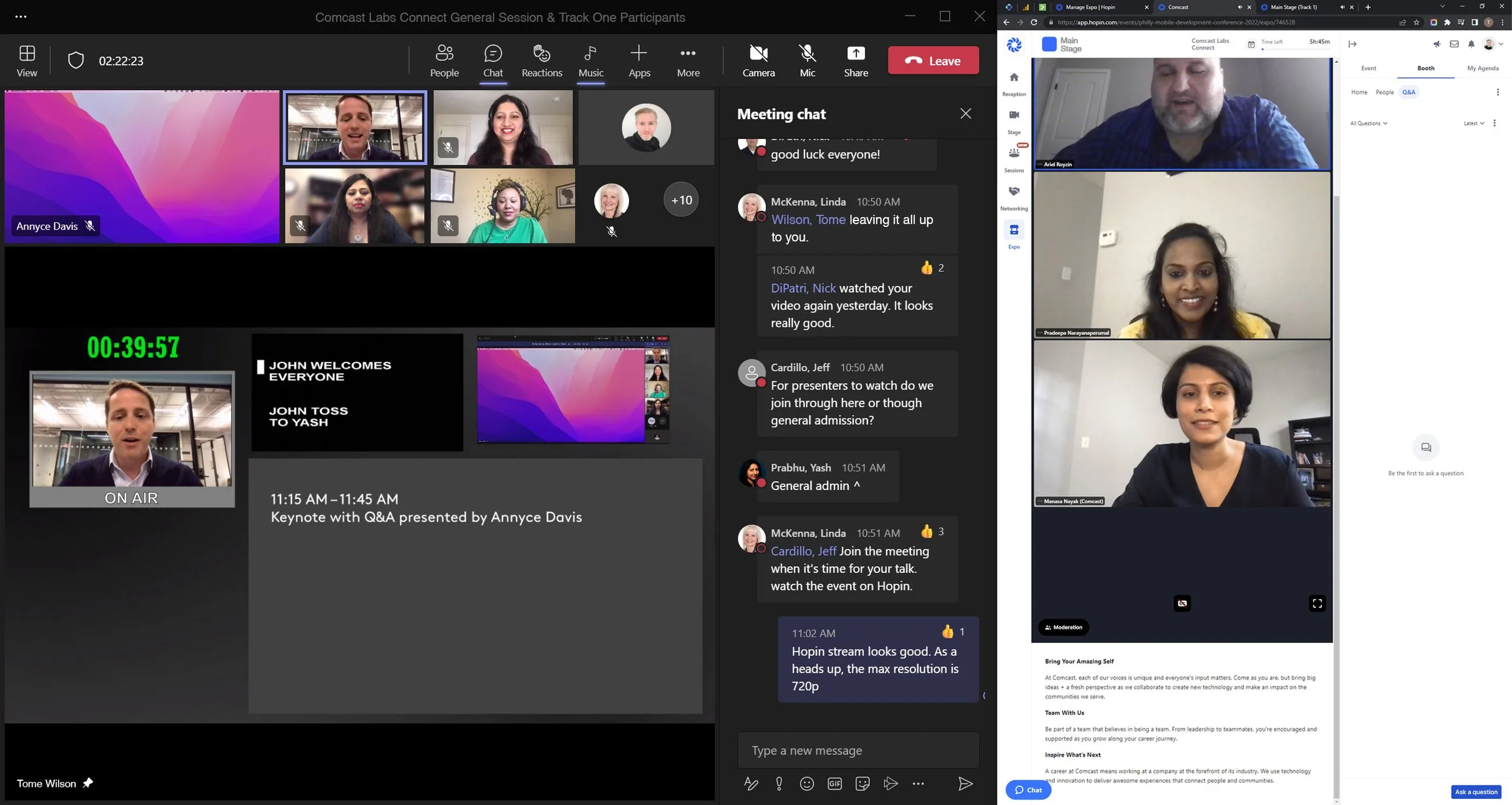 Co-Producer – Comcast Labs Connect virtual events