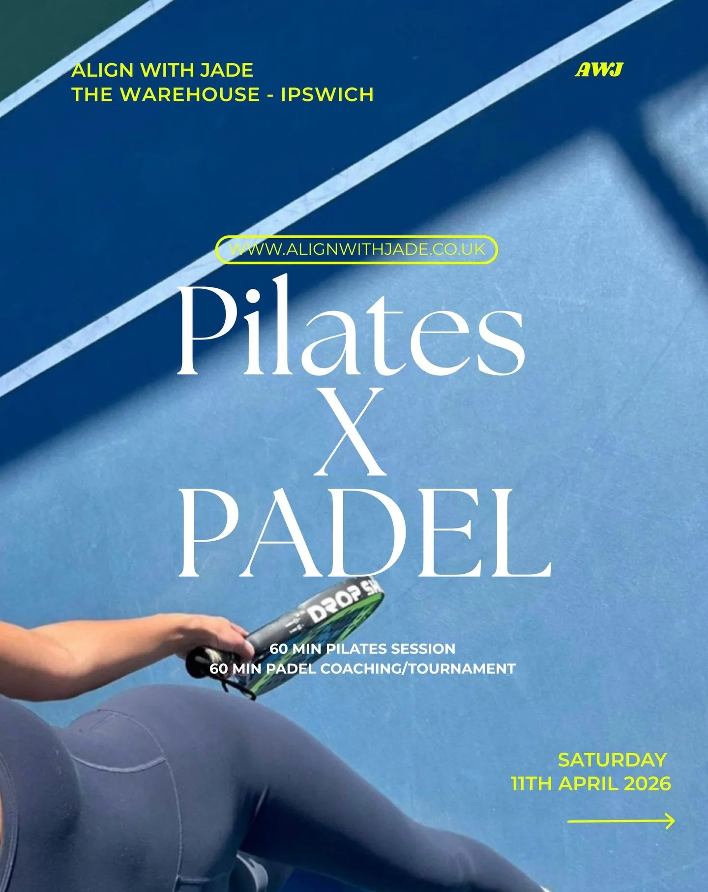 Pause and Play this April with our&hellip;
Pilates X Padel event
at @thewarehouse.ipswich 🎾💚💕🧘🏻&zwj;♀️

Saturday 11th April 
10am - 12pm

60min Pilates session
60min Padel coaching session/tournament

Open to all abilities (including complete ne