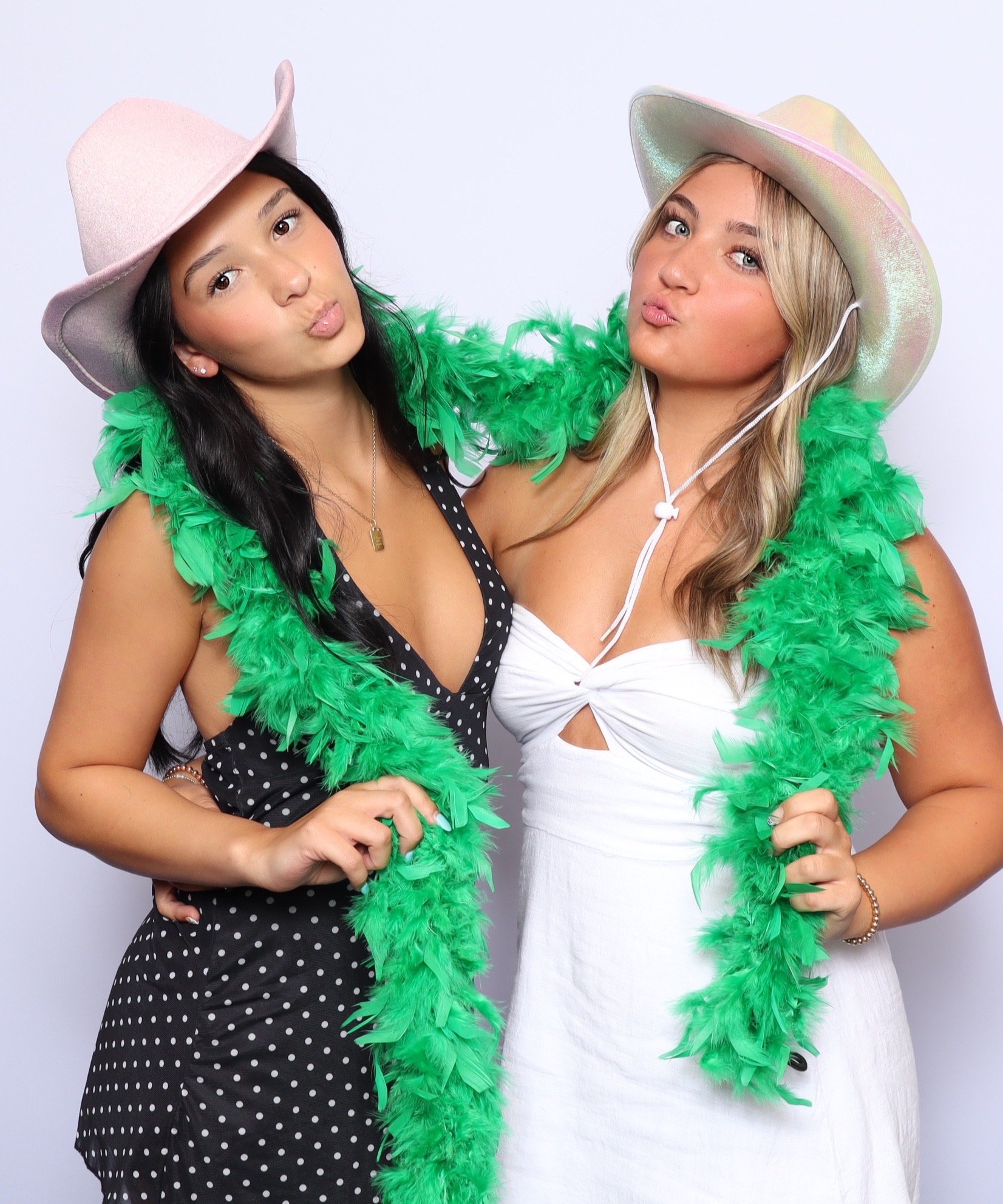 Modern photo booth rental at a glamorous Sweet 16 celebration.