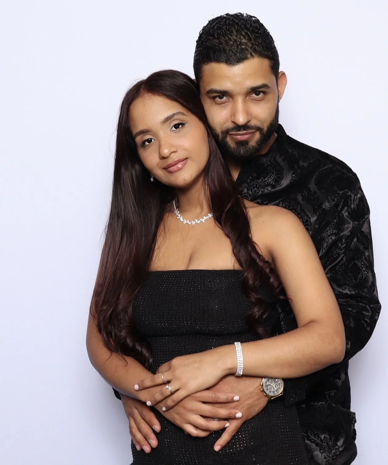 Luxury wedding photo booth rental providing instant keepsake prints.