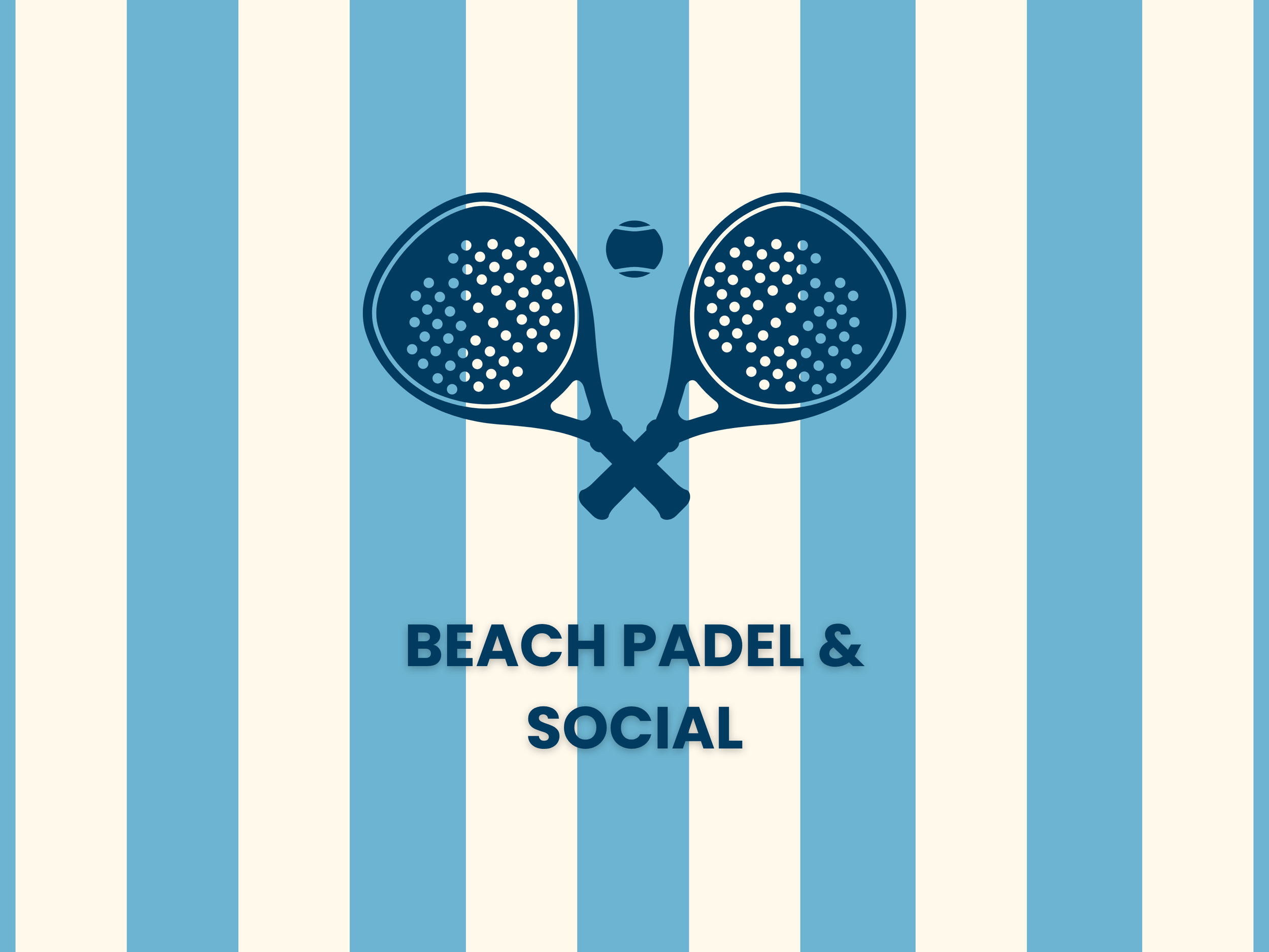 Beach padel &amp; social
