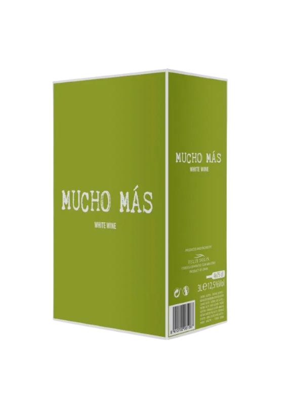 Mucho Más White BIB