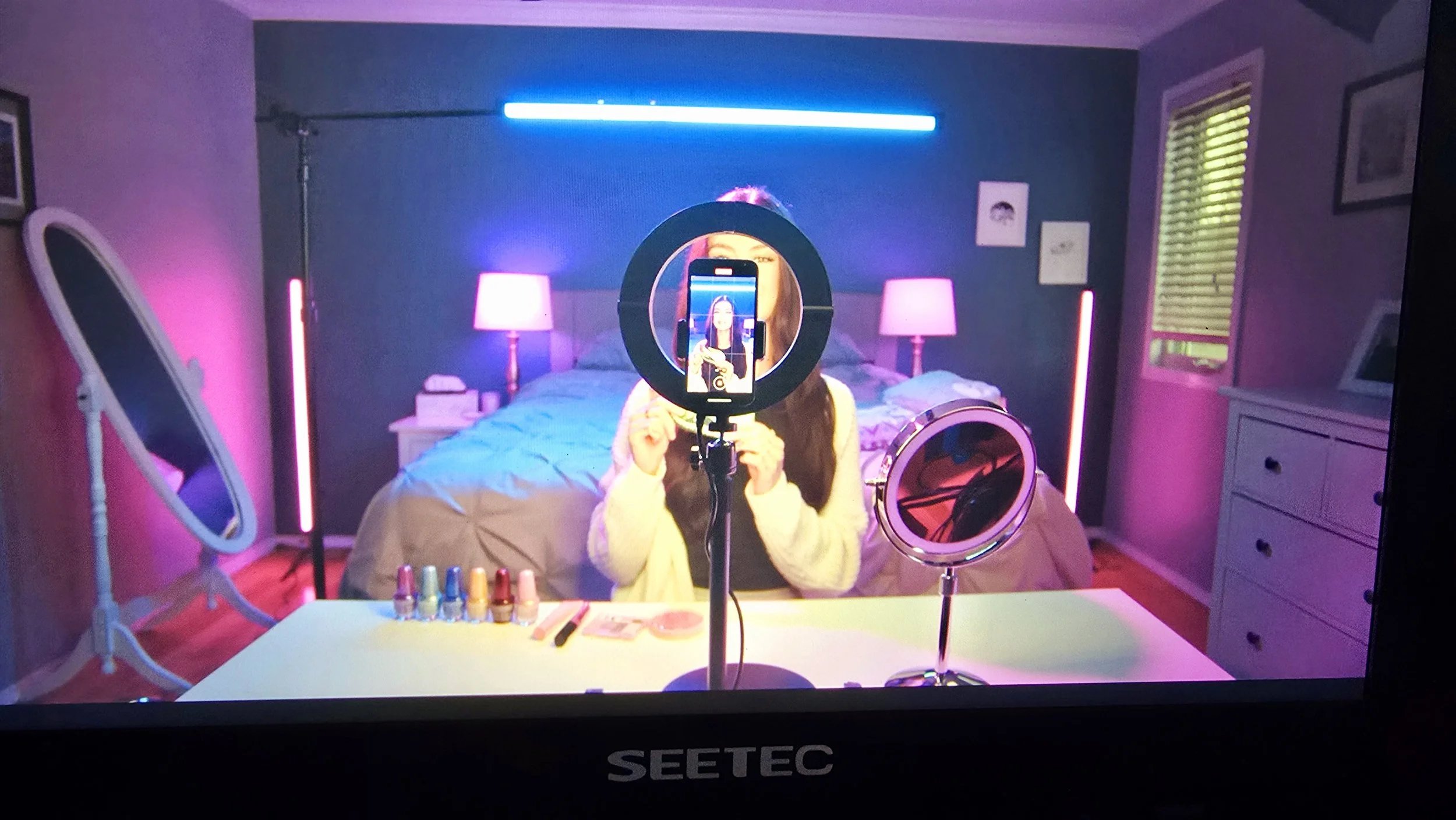 Aputure Xt52. 12X Hi-lite diffusion, 4X 216 frame. Solid, Boom arm, Combo stand, Mombo Combo, C stand, Panel lite, Nanlite 306C, Nanlite 240CL, Nanlite 60CL, Brute, Honda 7000i ES generator, Honda 2200i generator, Ecoflow, Aputure 600X, Aputure 300D,