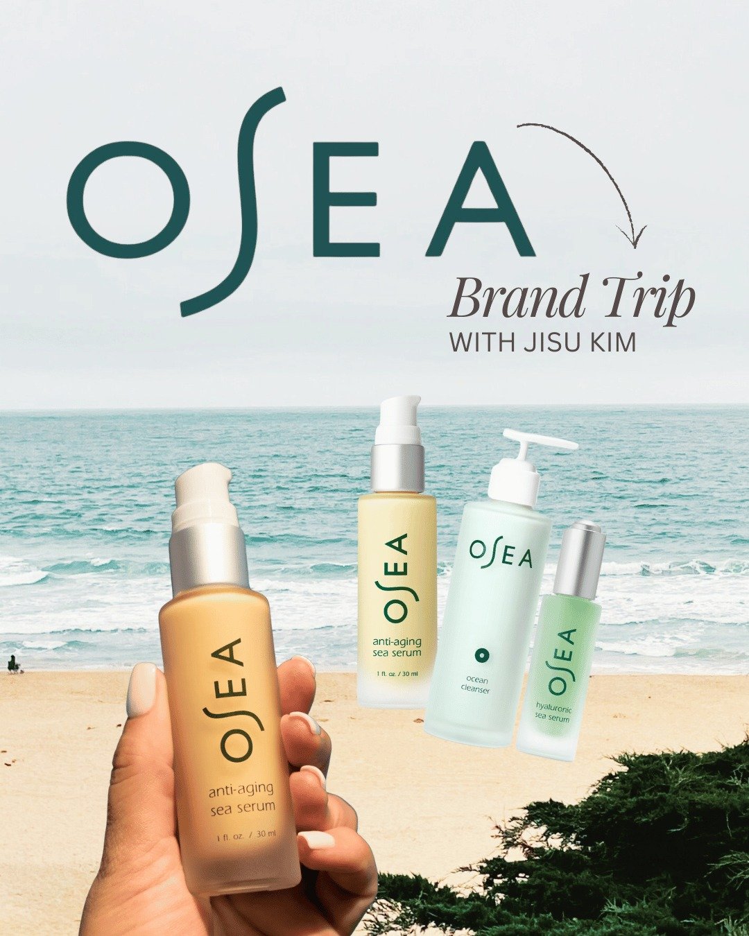 @itsjisukim joined @oseamalibu, A vegan skincare &amp; body care brand, back in May for a weekend of intentional and self care treatments. Grateful for intentional trips that bring good people and even better energy together. Thanks for this amazing 