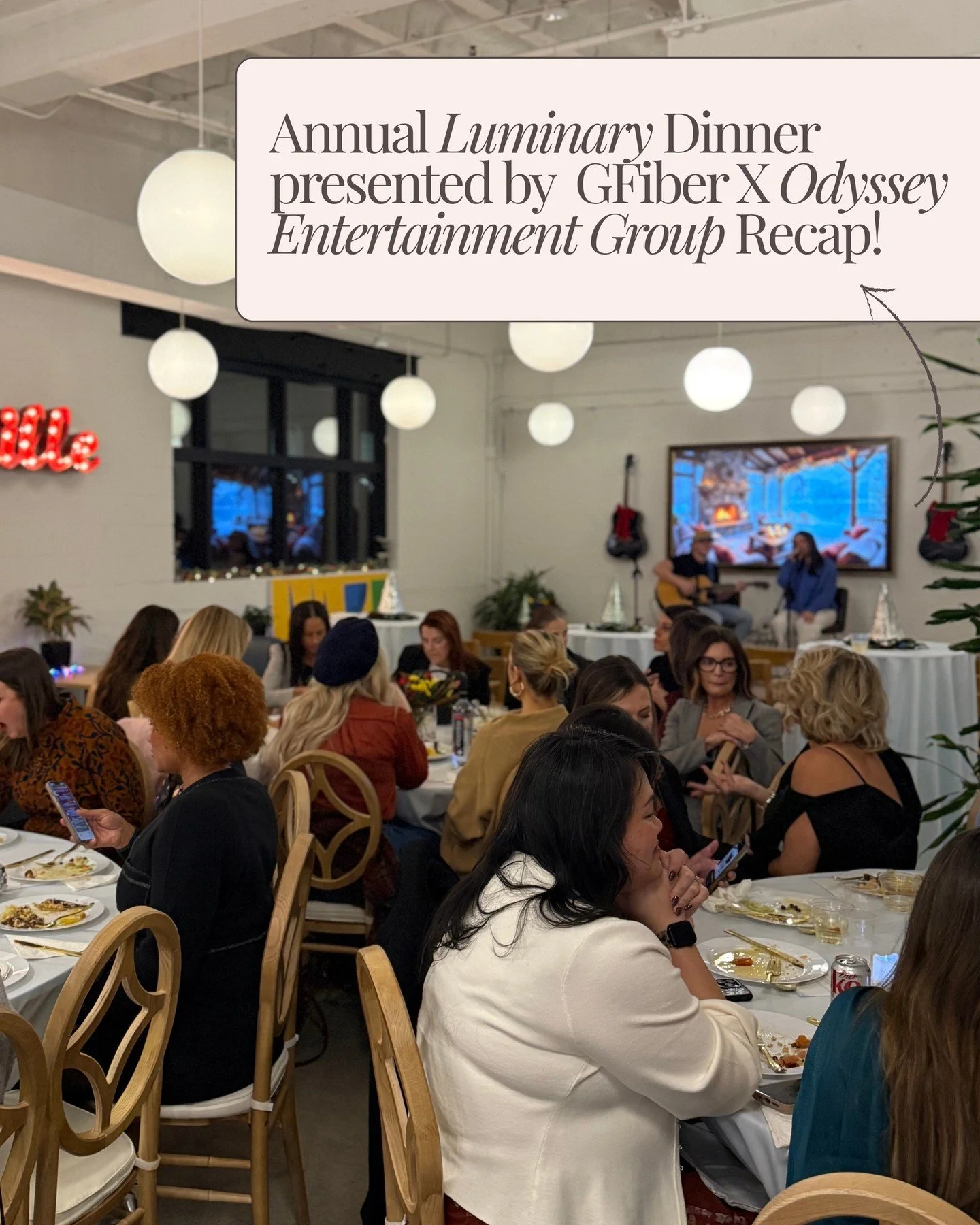 A beautiful night of connection, conversation, and creativity at the Annual Luminary Dinner with GFiber. Grateful for our panelists, partners, and community!