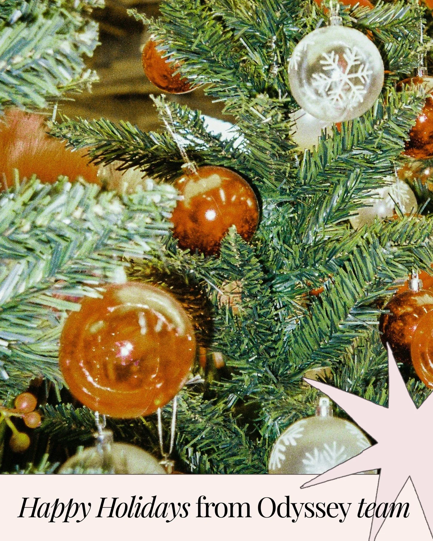 Merry Christmas and happy holidays from all of us at Odyssey! We are so thankful for the creators, brands, and community who make what we do possible. Enjoy a season filled with family, friends, and joy!