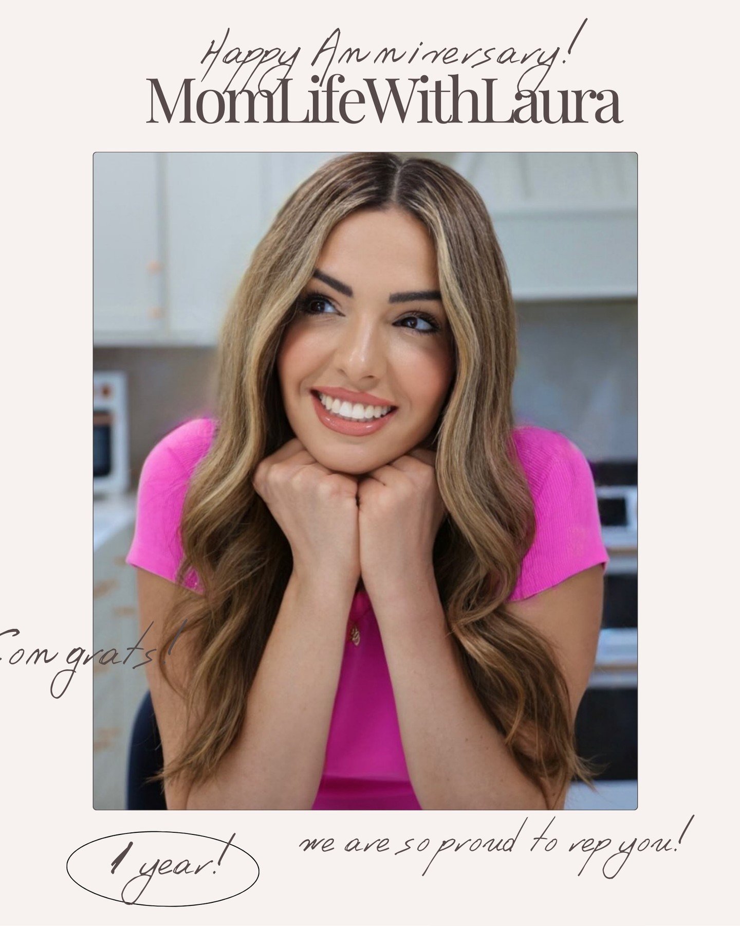 Celebrating one year with @momlifewithlaura 🤍 To mark the milestone, we&rsquo;re giving back in a way that reflects what matters most to her by donating to a cause she cares deeply about, Wilson&rsquo;s Disease Association. It&rsquo;s always inspiri