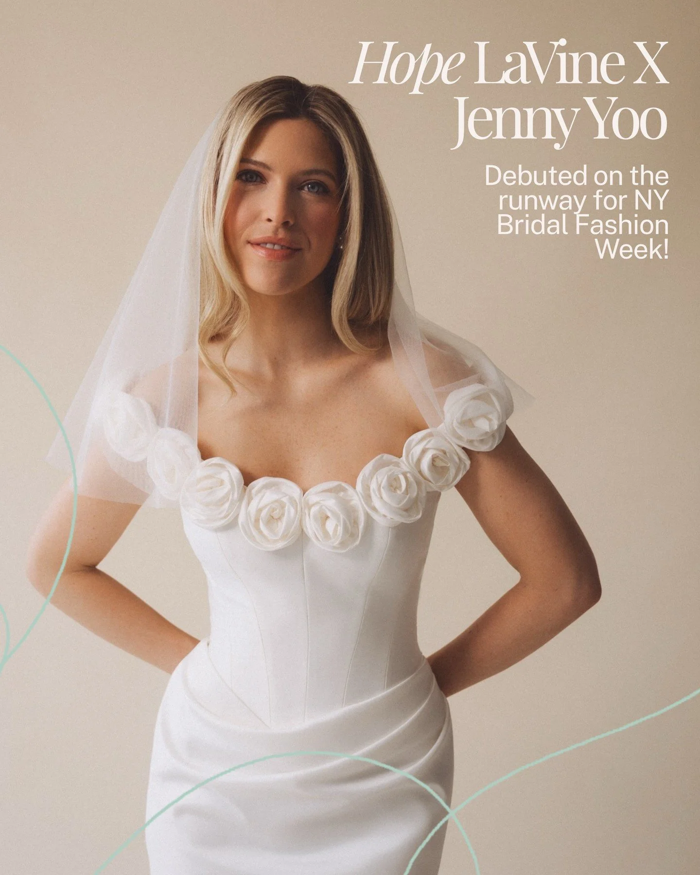 We&rsquo;re so excited to celebrate @hopelavine's second collaboration with @jennyyoonyc this collection is a true reflection of Hope&rsquo;s eye and talent in the bridal space.

The designs made their runway debut at New York Bridal Fashion Week!