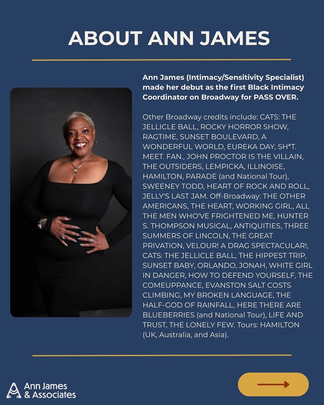 All about Ann James, Founding Director of Ann James and Associates!