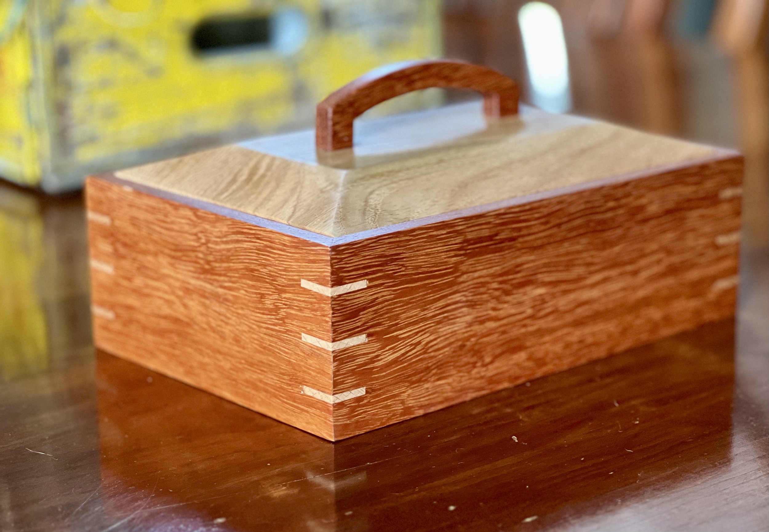 Oak & Brazilian Cherry Box