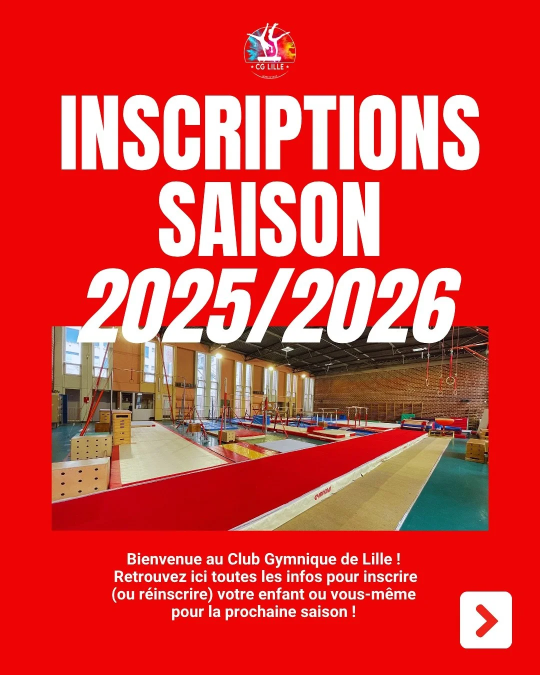 INSCRIPTIONS SAISON 2025/2026 🤸🏼&zwj;♀️

Vous &ecirc;tes nombreux &agrave; nous poser des questions sur les inscriptions pour la saison prochaine&hellip; alors on vous a pr&eacute;par&eacute; un petit r&eacute;cap en attendant l&rsquo;arriv&eacute;