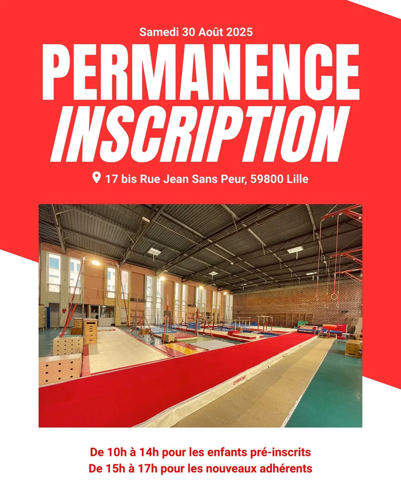 ✨ Permanence inscription – Saison 2025/2026 ✨
Vous êtes nombreux à nous contacter au sujet des inscriptions. Nous faisons de notre mieux pour répondre à tout le monde, mais voici déjà un résum&ea