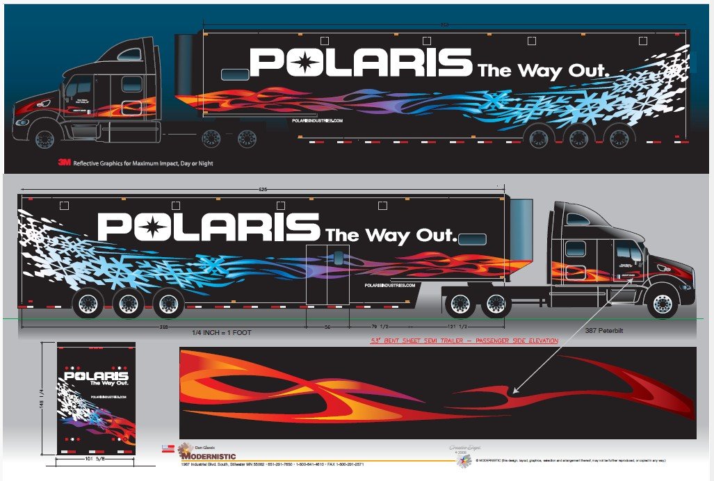 Polaris Truck - Illustrator
