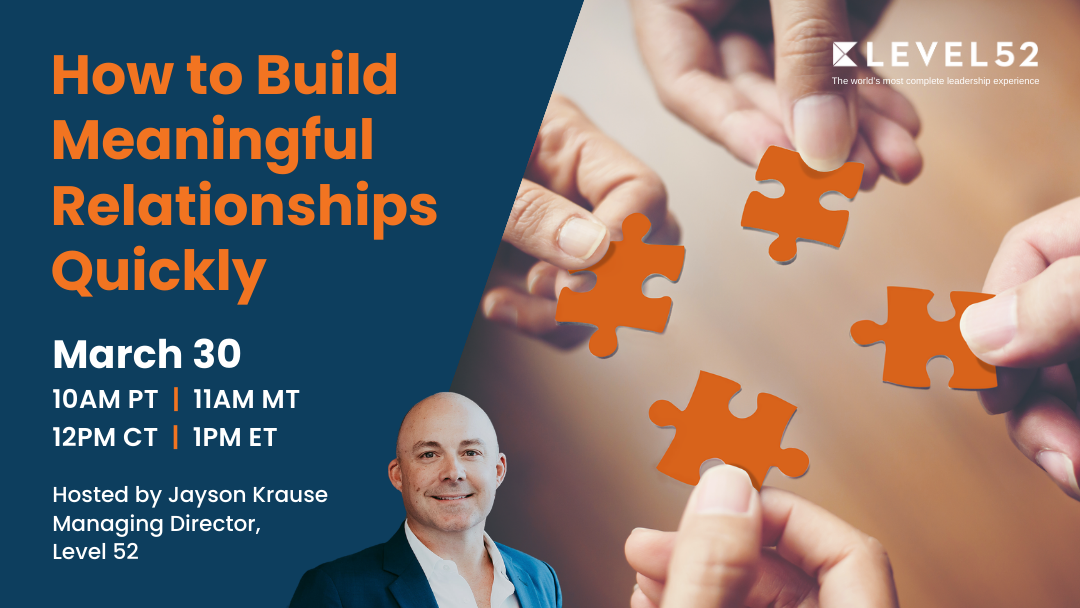 How to Build Meaningful Relationships Quickly