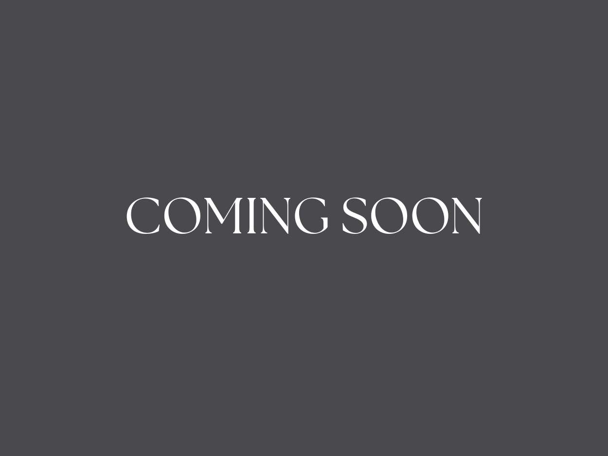 Gray background with white text that reads 'Coming Soon'.