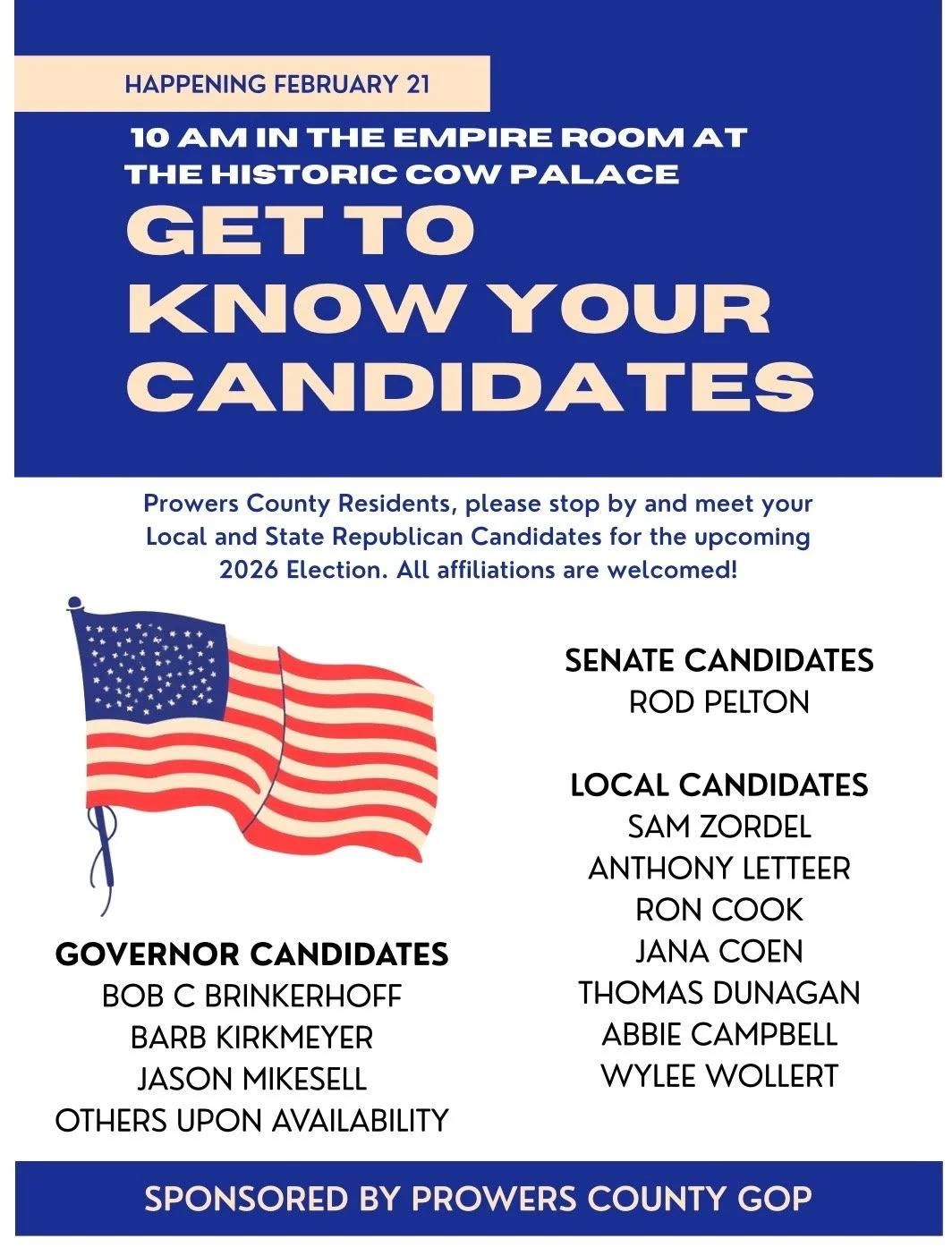 Meet the Candidates Day: Prowers County