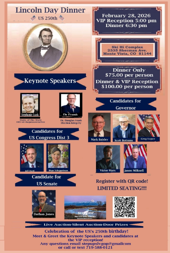 San Luis Valley Lincoln Day Dinner