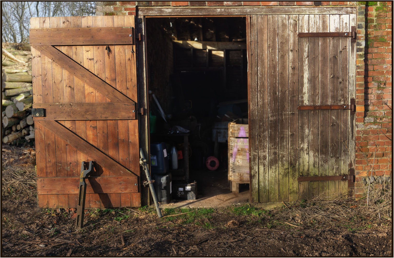Down at the woodyard - Margaret Churchill