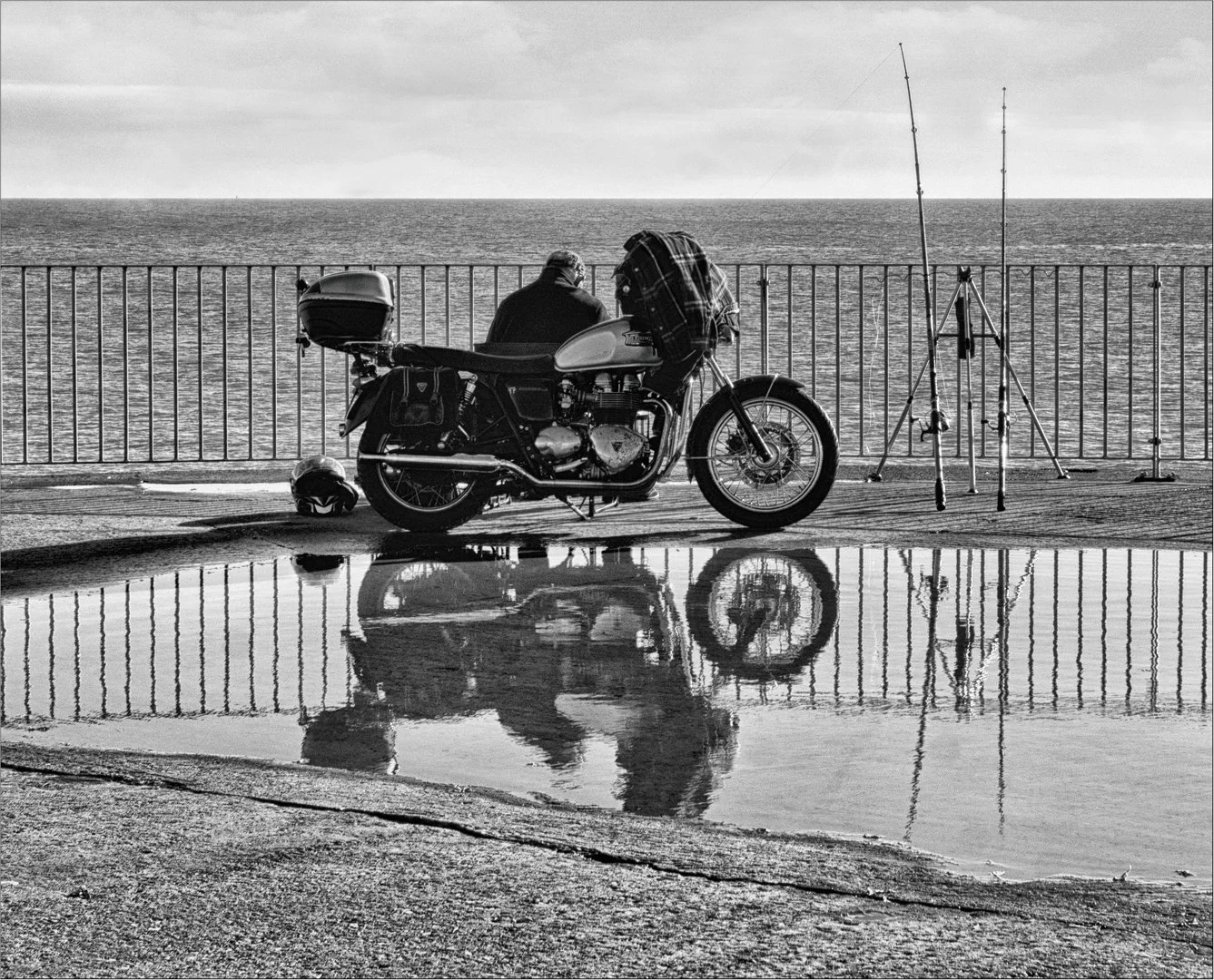 Just me & me bike - Margaret Churchull