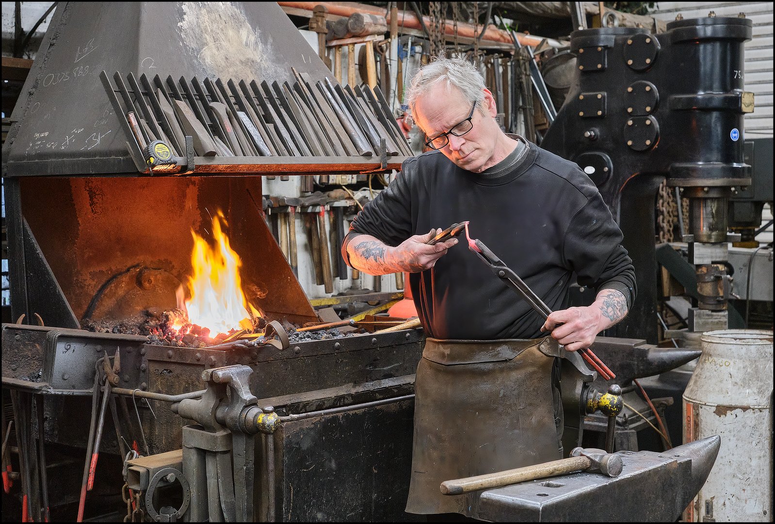 Blacksmith At Work. Sue Evans ARPS/CPAGB/LSINWP/BPE1
