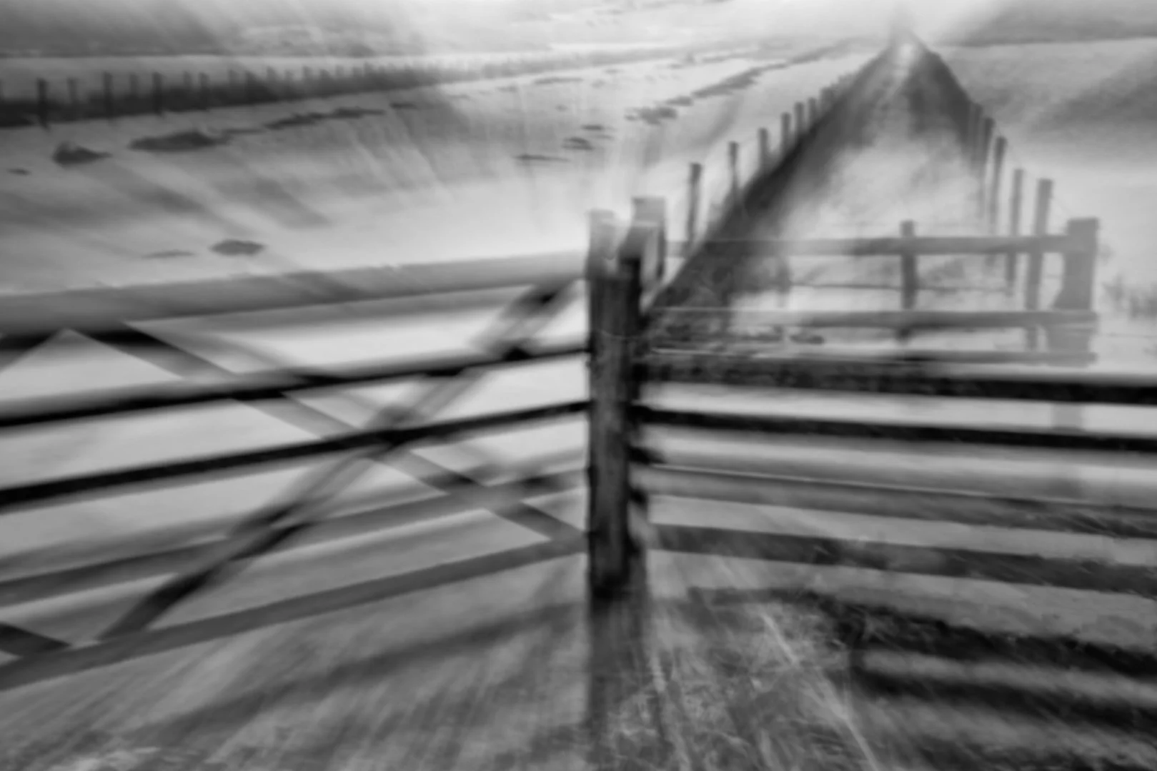 Gates to flooded fields - 2nd RUNNER UP - Sue Evans