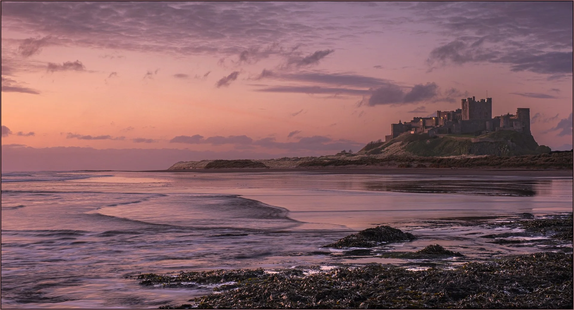 Bamburgh Sunrise - Hazel Farrow LRPS