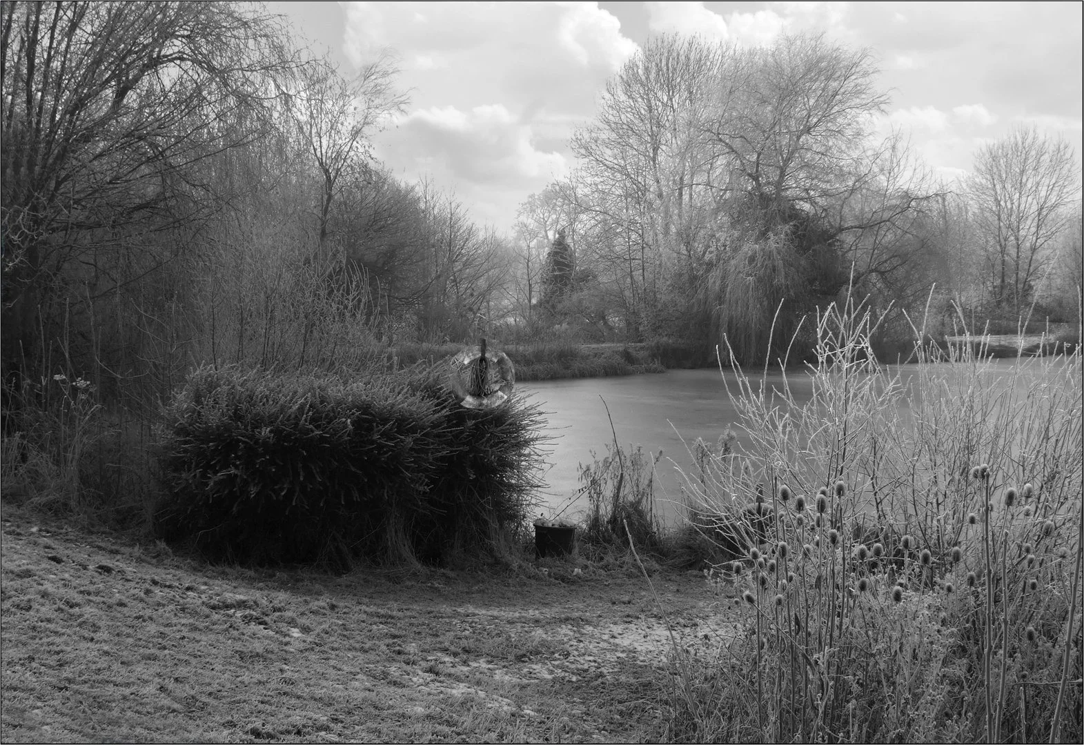 A cold day at the lake - Margaret Churchill