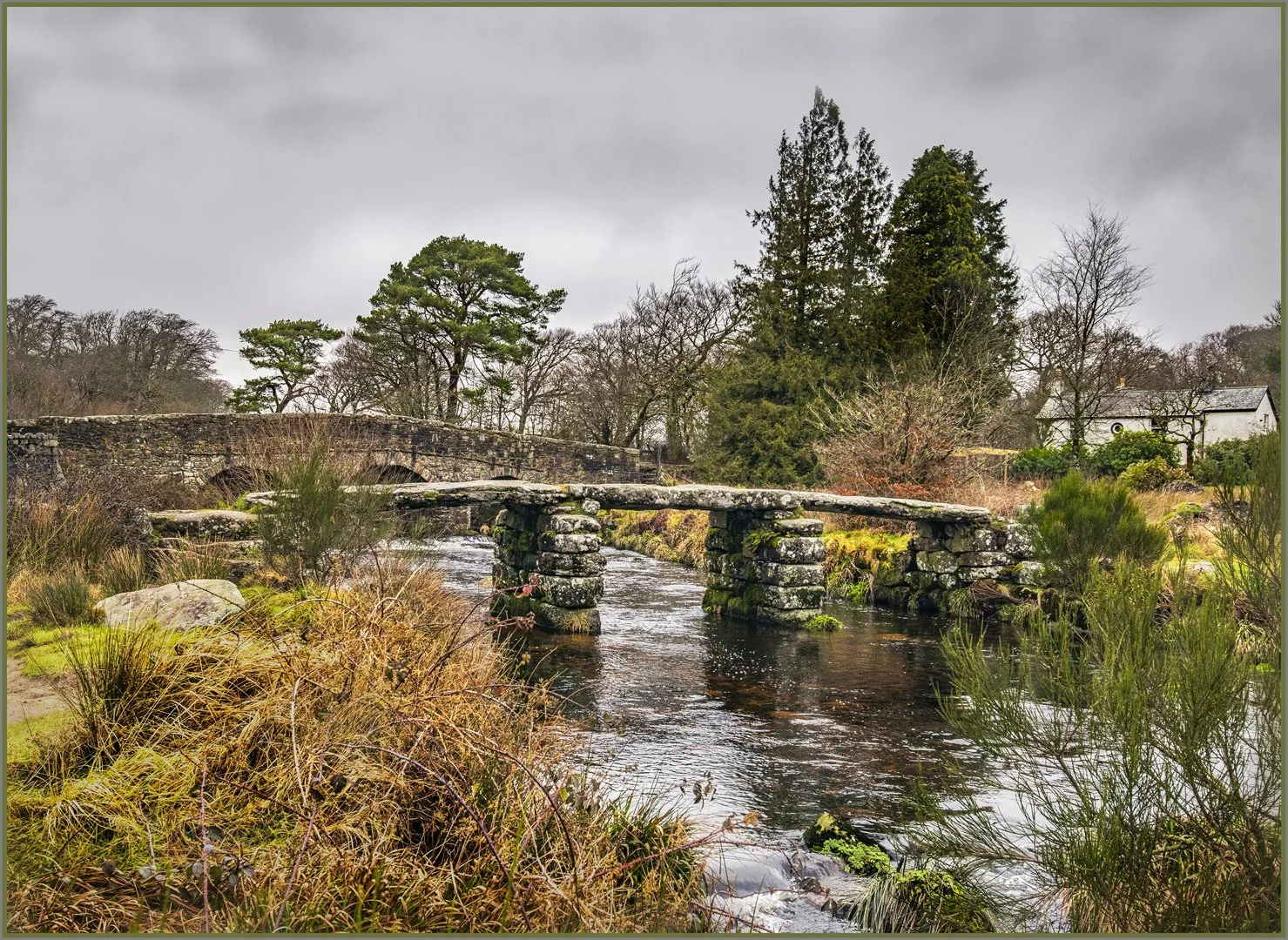 Clapper Bridge Dartmoor - Gillian Denny