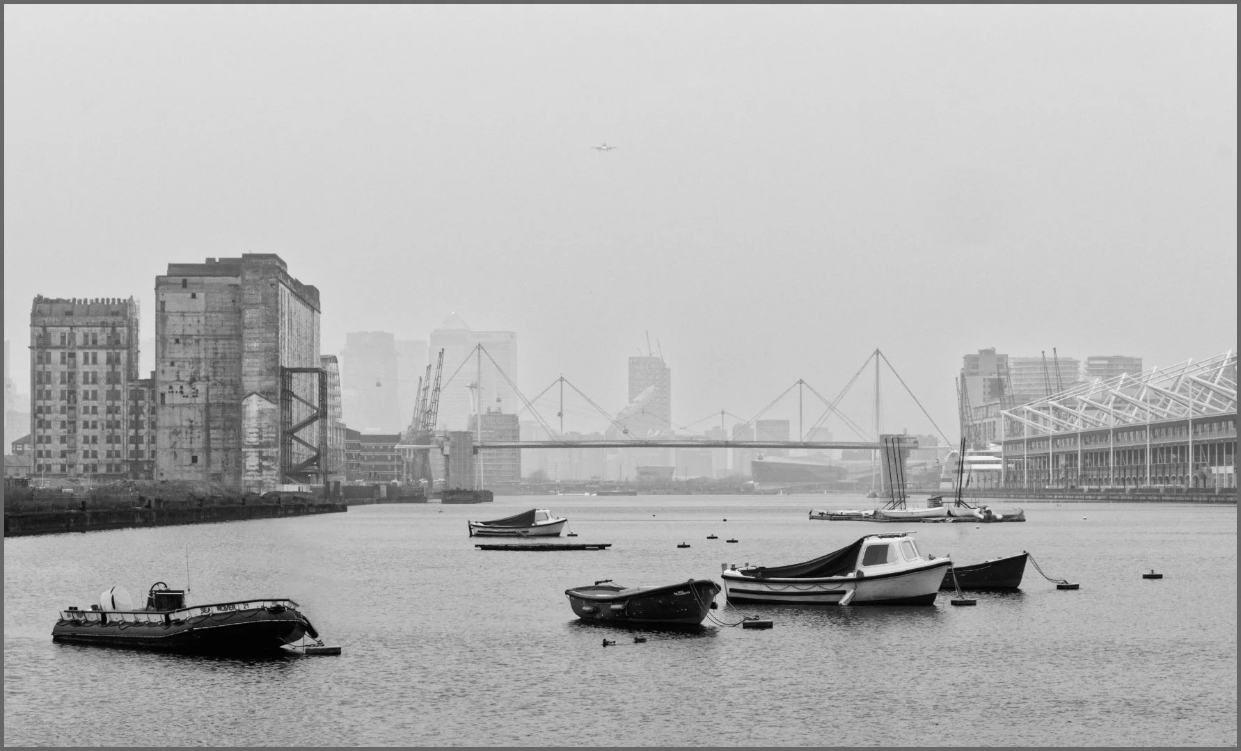 Misty over Dockland - Gillian Denny
