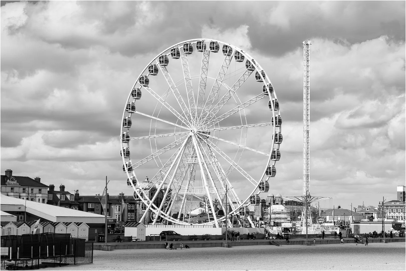 A blustery day on the seafront - Sandy Cowley