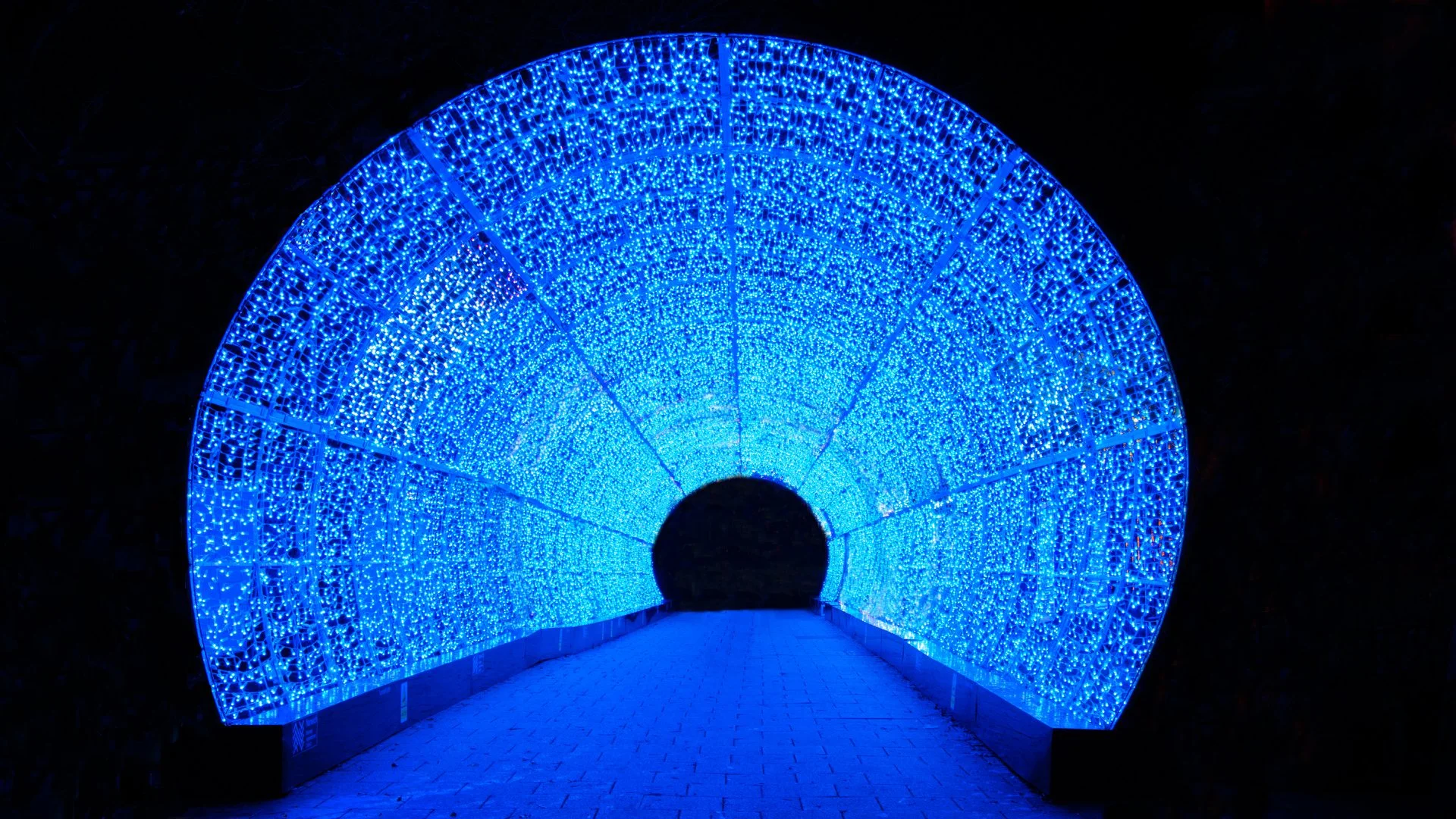 Tunnel of blue light - Philip Hobbis
