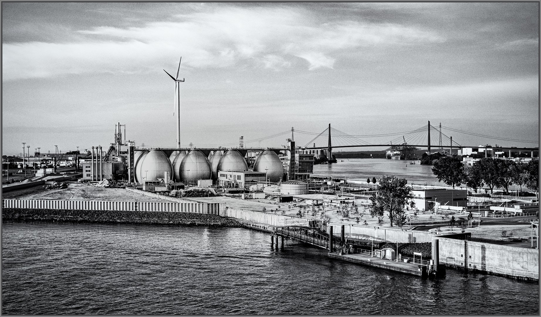 Hamburg Docks - Gillian Denny
