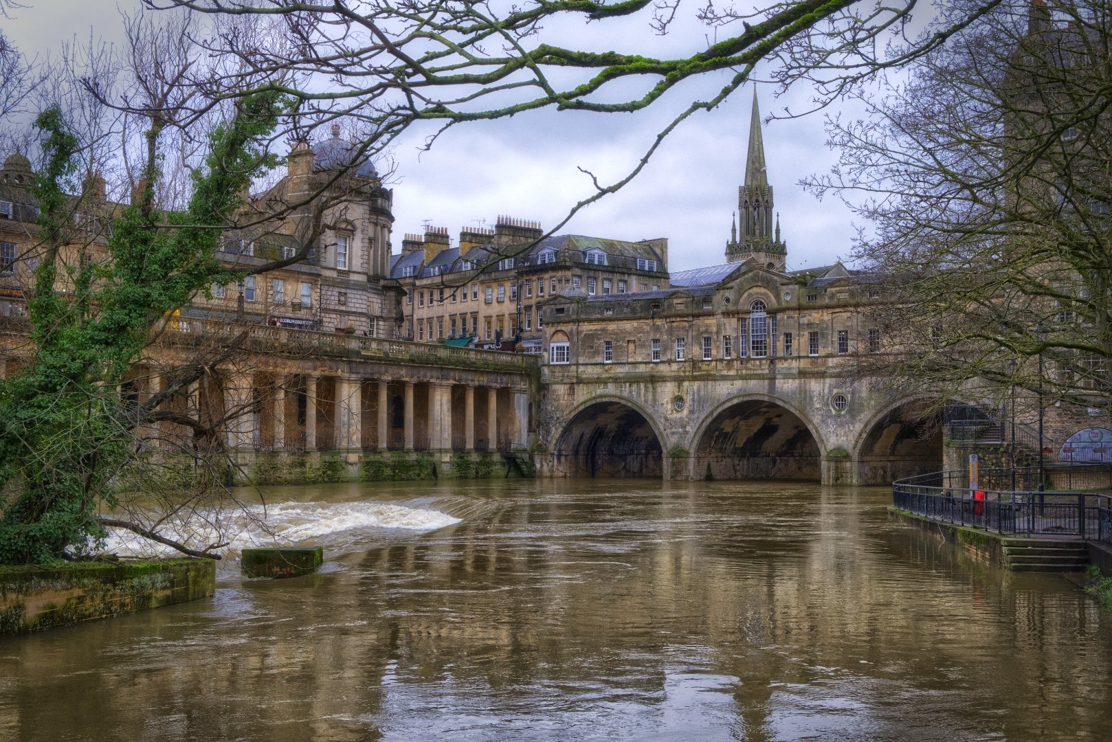 High Water At Pulteney Bridge Gillian Denny