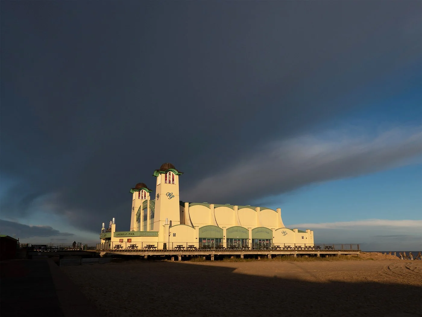 Brittannia pier in winter - Richard Courridge