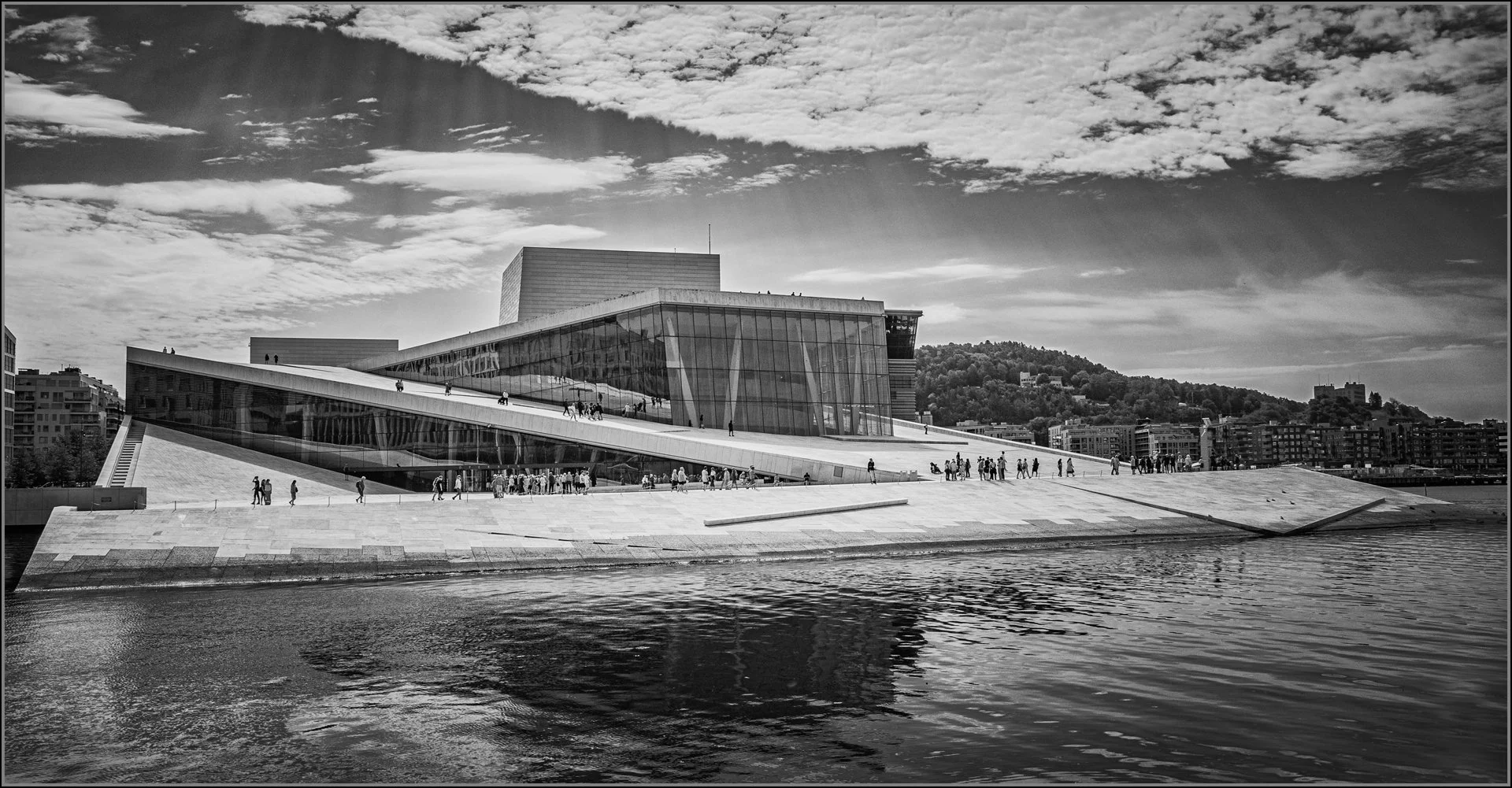 Sunrays on Oslo Opera House - Gillian Denny
