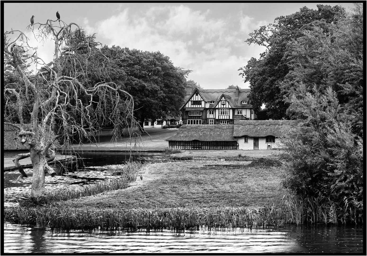 On Wroxham broad mono x.jpg