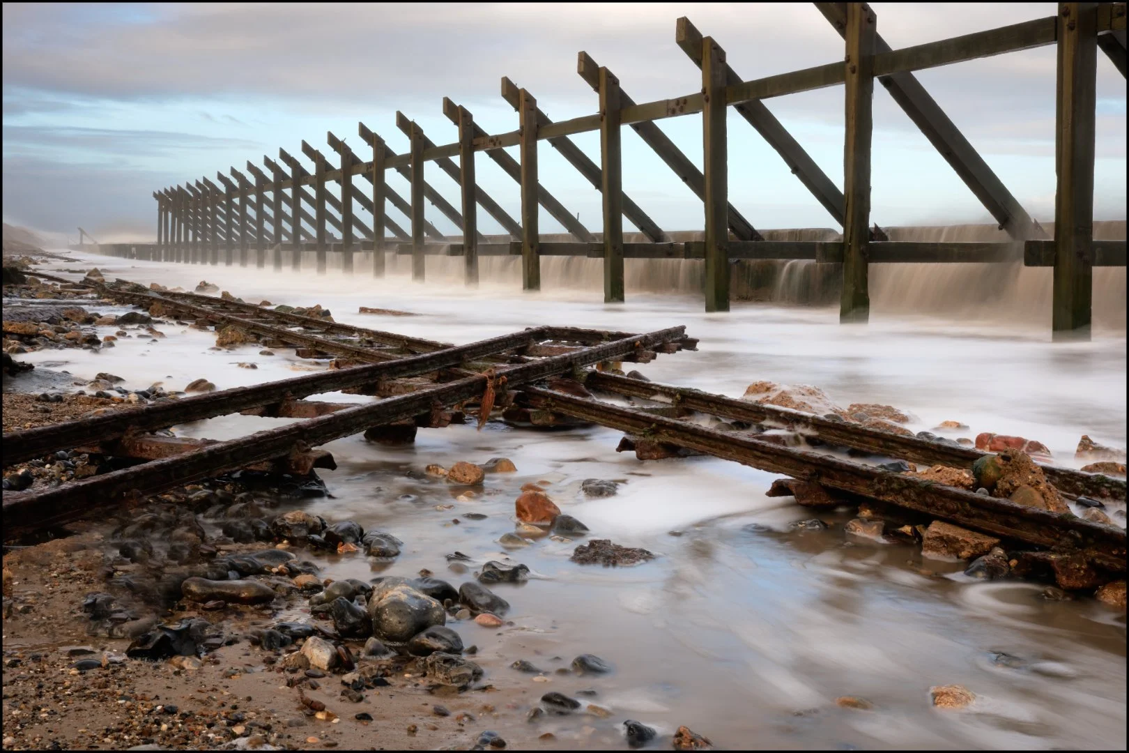 Crossed lines - Sue Evans