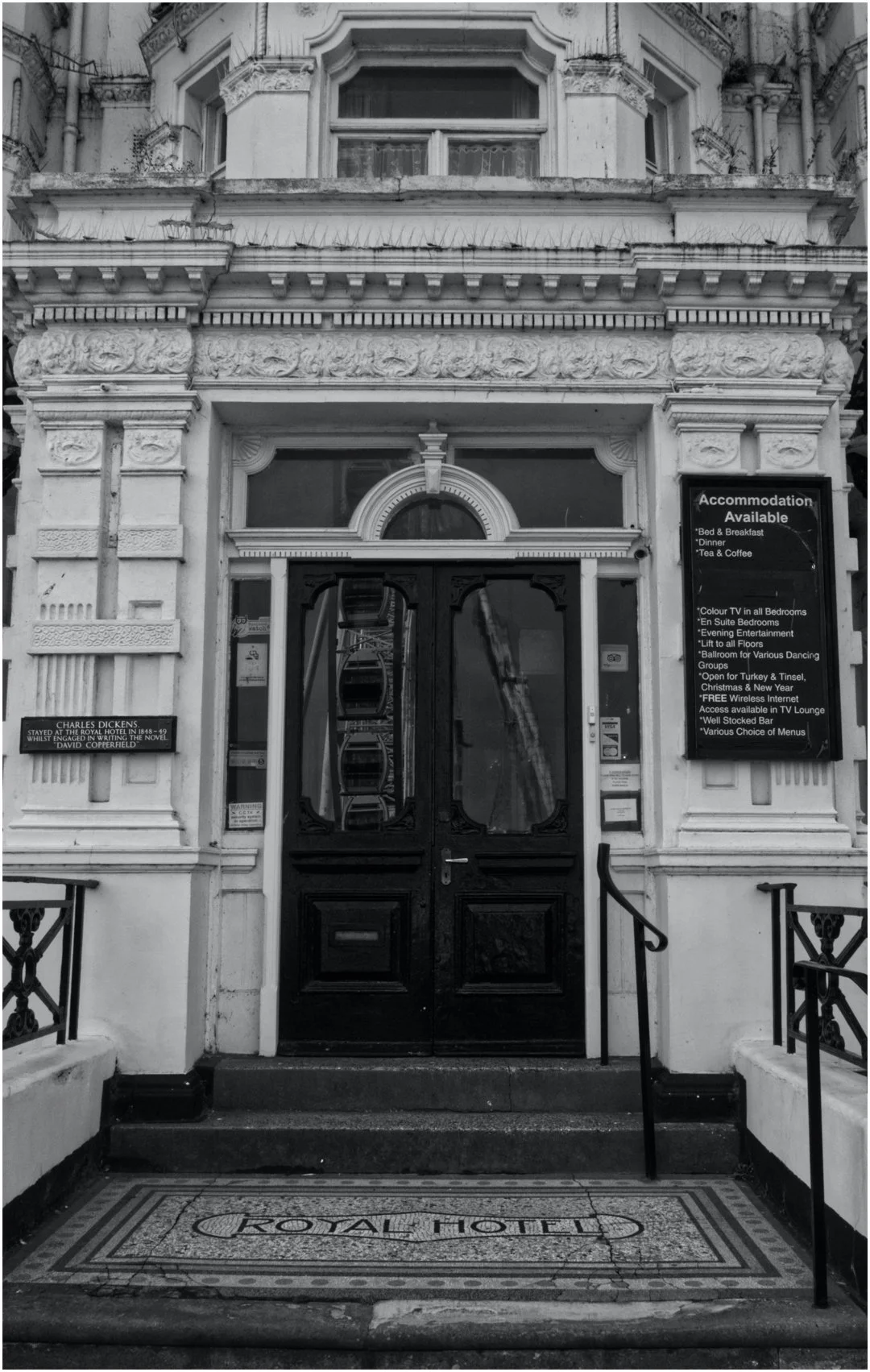 Reflections from hotel lobbies