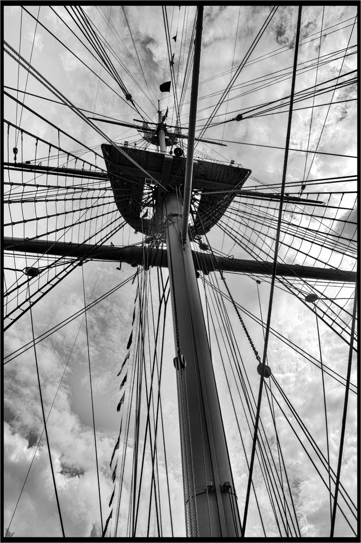 HMS Warrior mast - Margaret Churchill