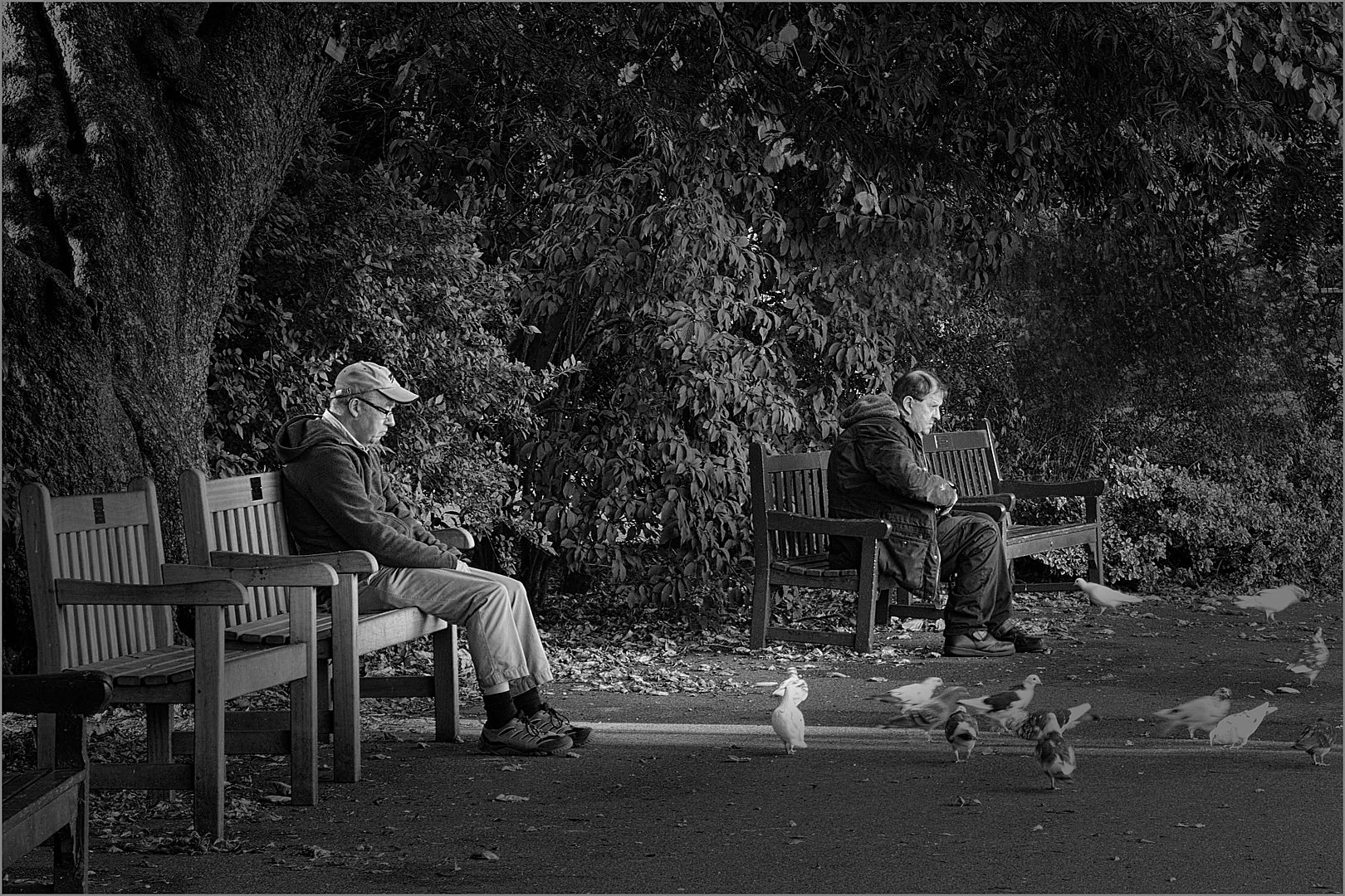 Thinking of better times - David Cowling